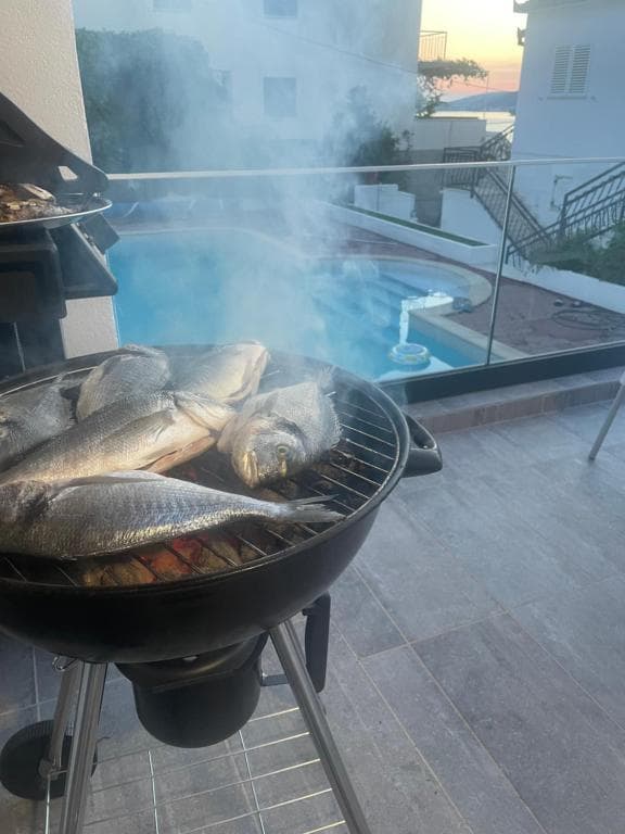 Mini grill na terase