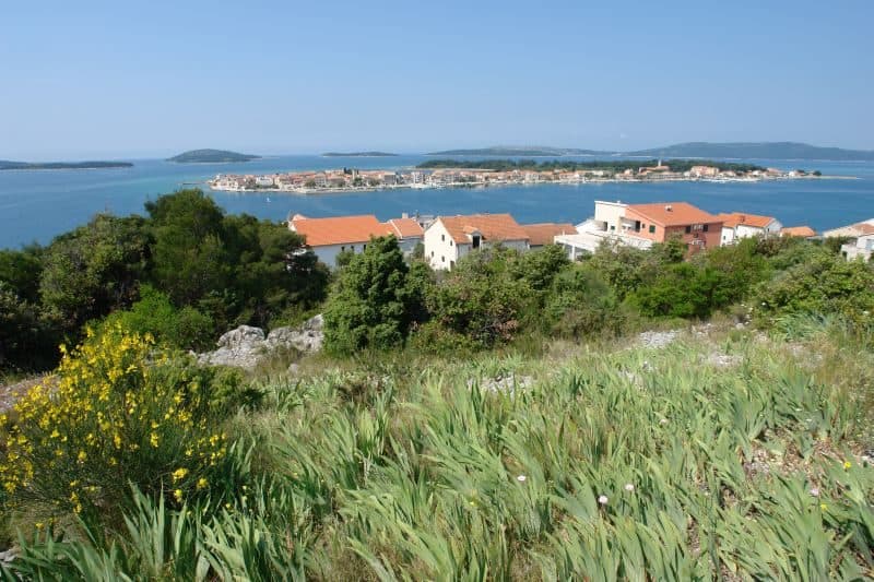 Výhled na ostrov Krapanj