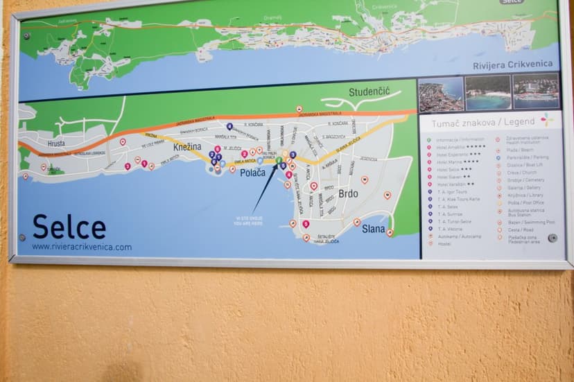 Mapa letoviska