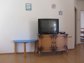 TV v obývacím pokoji