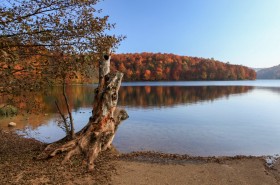 Jezero na podzim