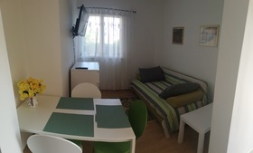 Obývací pokoj s jídelním koutem